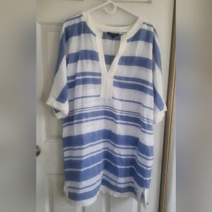 Banana Republic Linen Blend Tunic, Size Large